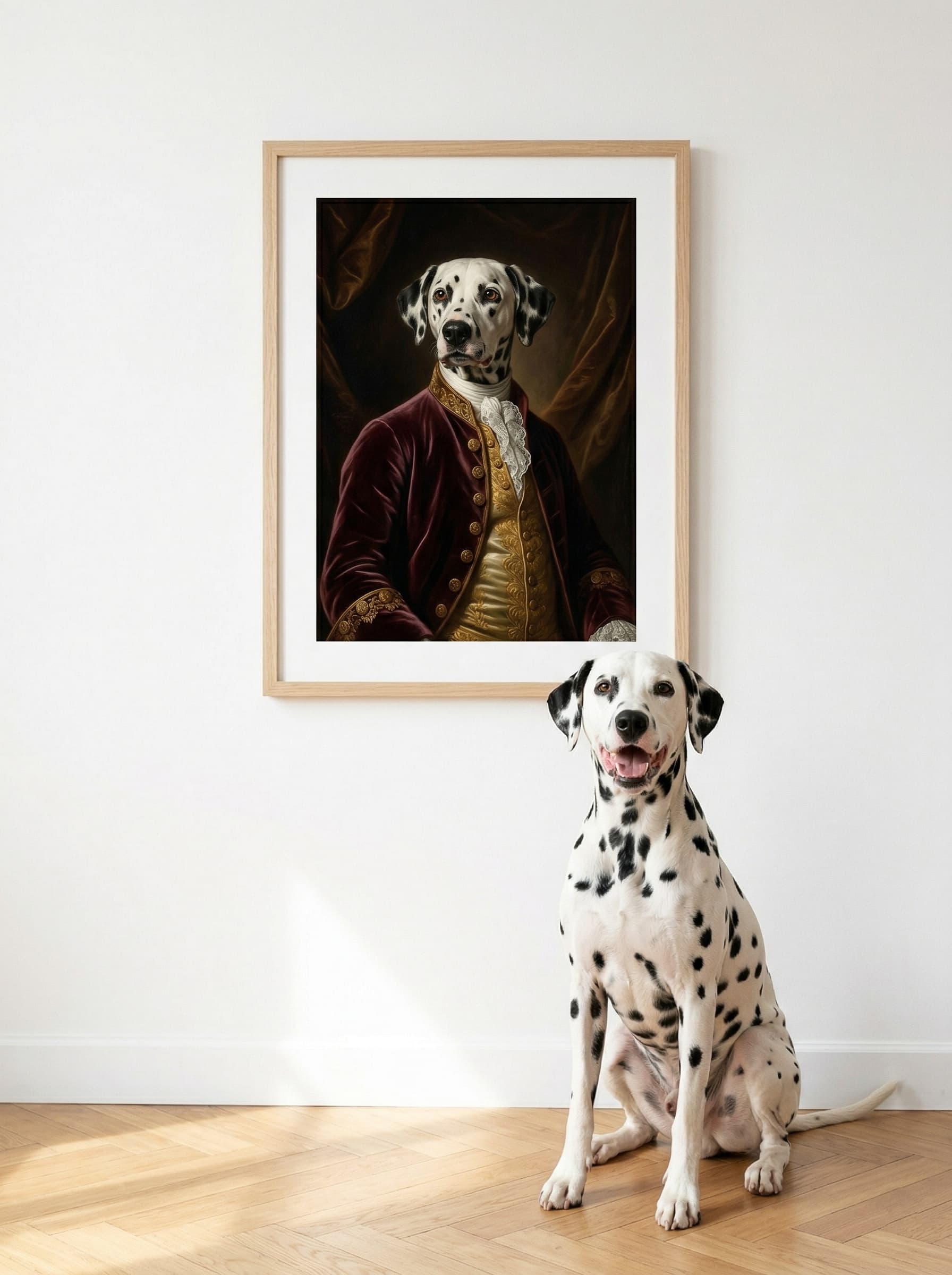 dog 1 in baroque style