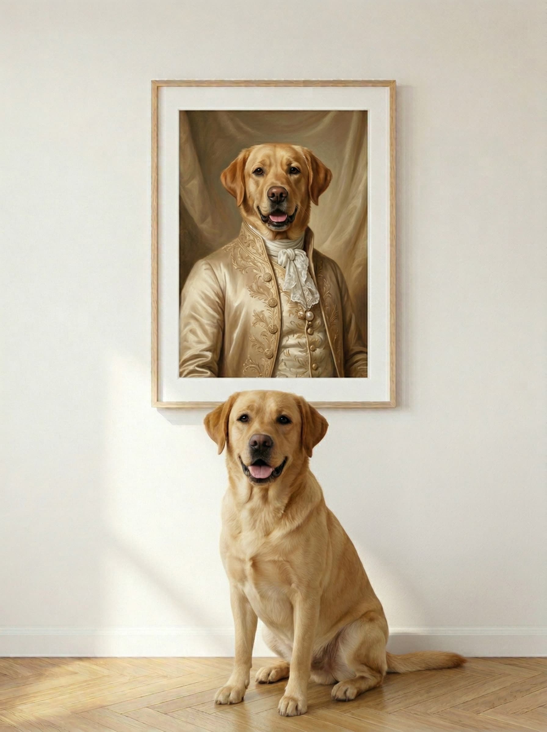 Dog 4 in baroque style
