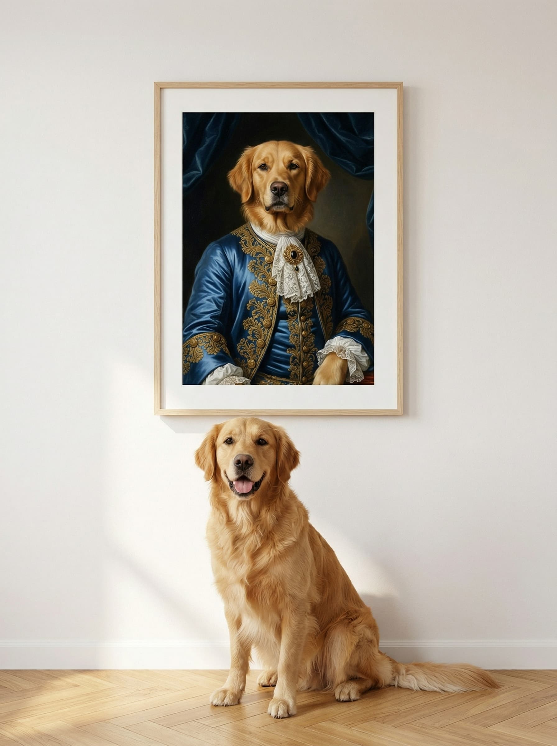 Dog 2 in baroque style