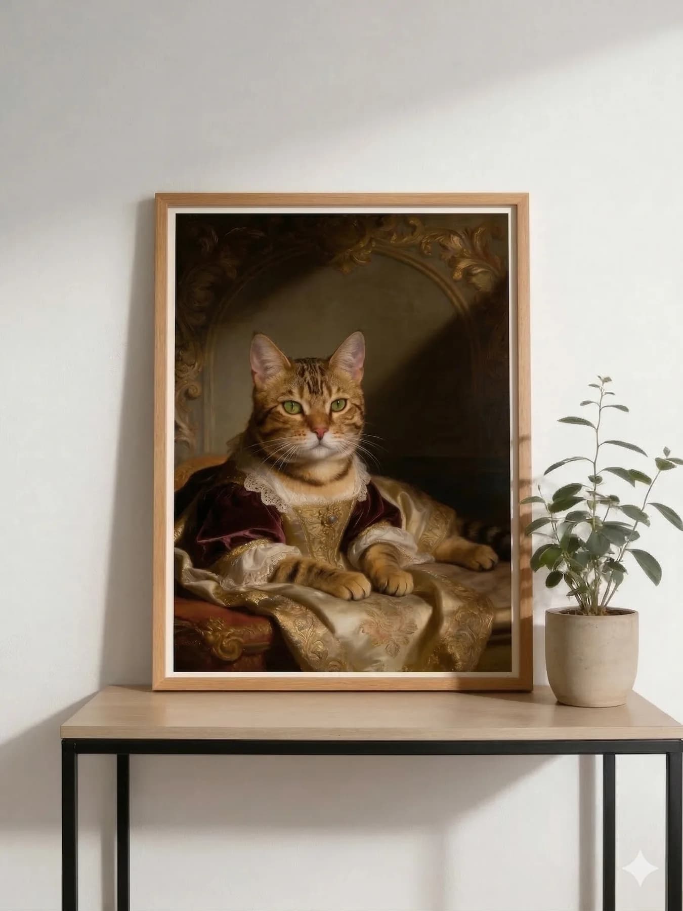 White cat portrait